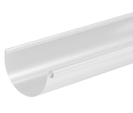 Водосток Aquasistem, система 125x90 - Водосточный желоб 3.00м RAL 9003 Белый купить в Красном Холме