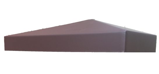 Крышка столба коричневая купить в Красном Холме