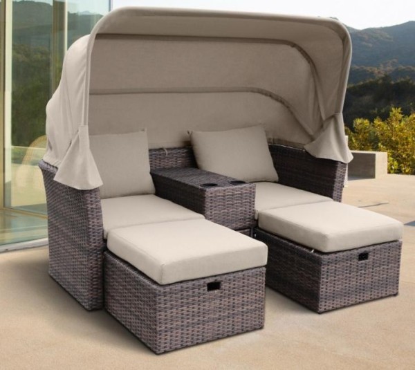 Комплект мебели AFINA плетеной из иск. ротанга AFM-330B Brown купить в Красном Холме