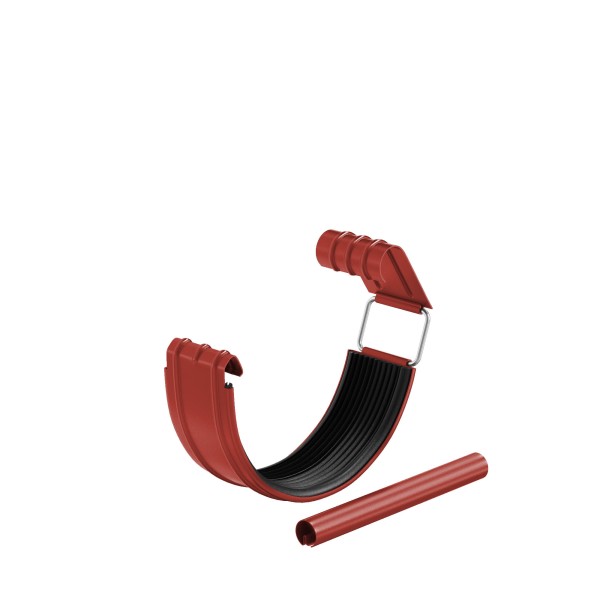 Водосток Aquasistem, система 125x90 - Соединитель желоба в комплекте RR 29 Бургундский купить в Красном Холме