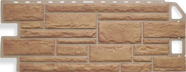 Цокольный сайдинг альта-профиль - коллекция "камень", бежевый купить в Красном Холме