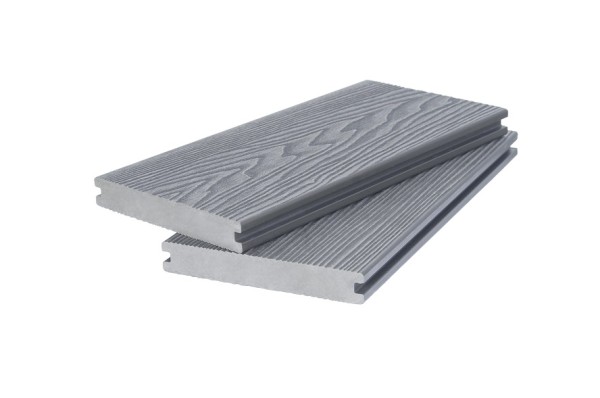 Доска террасная 3D фактура дерева POLIVAN GROUP двухсторонняя полнотелая SINGARAJA серый купить в Красном Холме