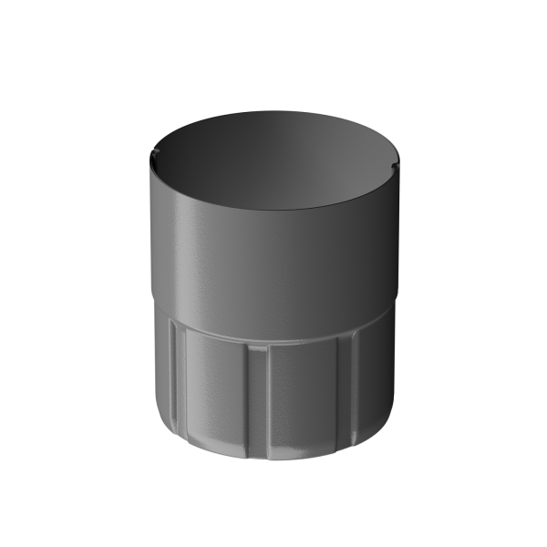 Муфта соединительная для водостока Döcke STAL PREMIUM, Графит купить в Красном Холме