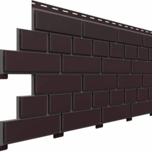 Фасадная панель Доломит Кирпич, Коричневый купить в Красном Холме