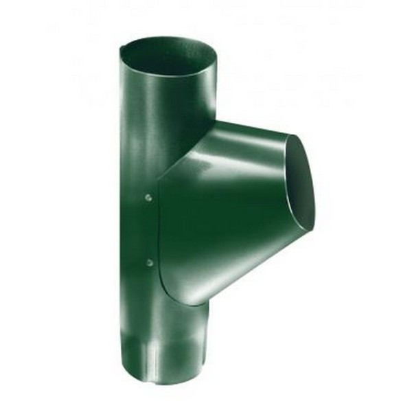 Водосток Grand Line 125x90 – Тройник RAL 6005 купить в Красном Холме