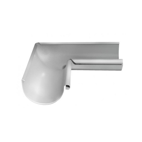 Водосток Grand Line 150x100 – Угол внутренний 90° RAL 9003 купить в Красном Холме