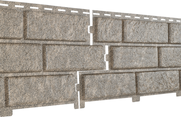 Фасадная панель Ю-Пласт Стоун Хаус Кирпич Бежевый купить в Красном Холме