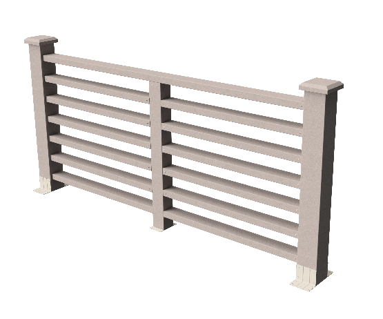 Ограждения декоративное ДПК GRINDERDECO Марсело выбеленый дуб купить в Красном Холме