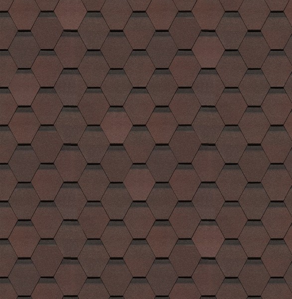 Гибкая черепица Docke, коллекция Шеффилд – Зрелый каштан купить в Красном Холме