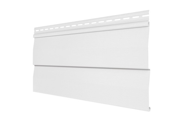 Виниловый сайдинг Tecos - корабельный брус, белый купить в Красном Холме