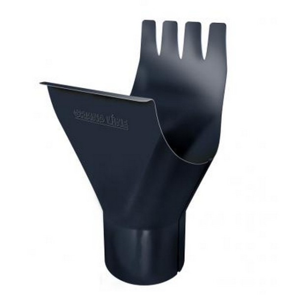 Водосток Grand Line 150x100 – Воронка желоба RAL 7024 купить в Красном Холме