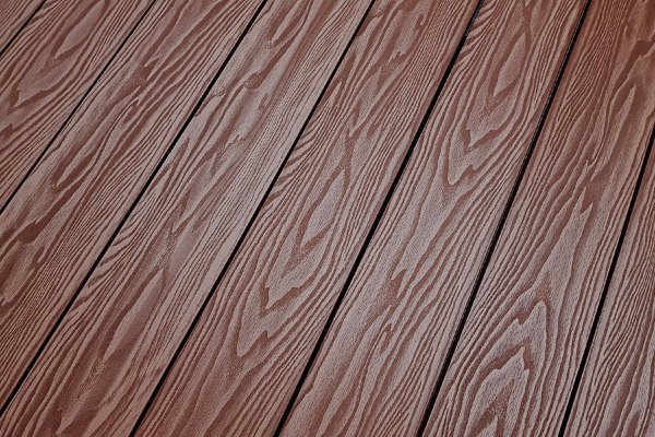 Террасная доска из ДПК Terrapol Смарт 3D Полнотелая с пазом Орех Милано купить в Красном Холме