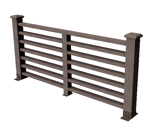 Ограждения декоративное ДПК GRINDERDECO Марсело венге купить в Красном Холме