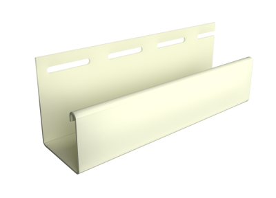 Фасадный J-профиль 30 мм Слоновая кость