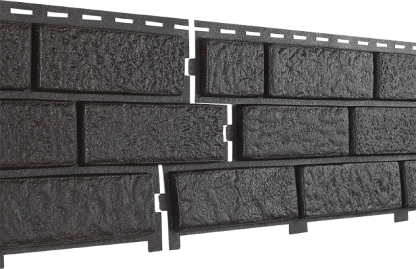 Фасадная панель Ю-Пласт Стоун Хаус Кирпич Коричневый купить в Красном Холме