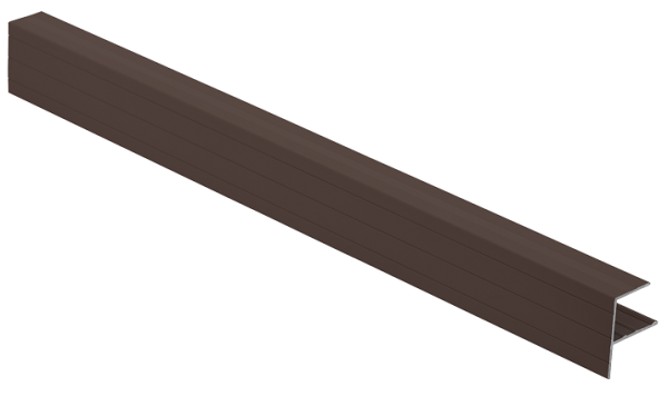 F-профиль Grinder закрывающий коричневый купить в Красном Холме