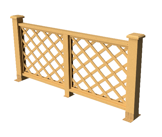 Ограждения декоративное ДПК GRINDERDECO Ламбет песчаник купить в Красном Холме