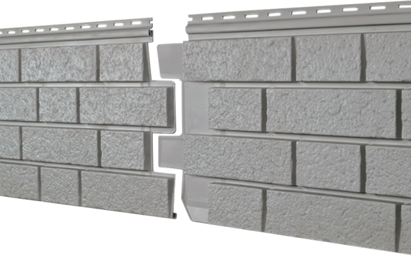 Фасадная панель Ю-пласт Стоун Хаус S-Lock Клинкер Нордик дым купить в Красном Холме