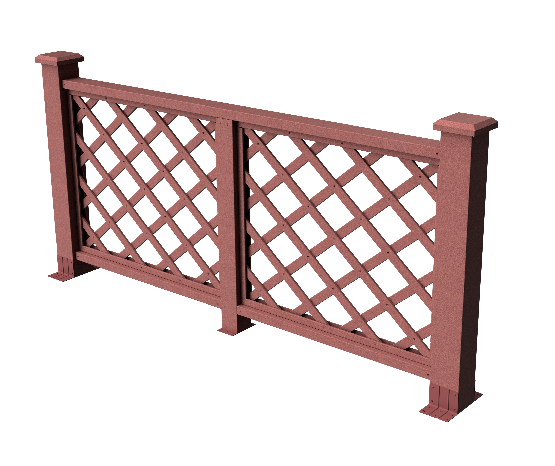 Ограждения декоративное ДПК GRINDERDECO Ламбет мербау купить в Красном Холме