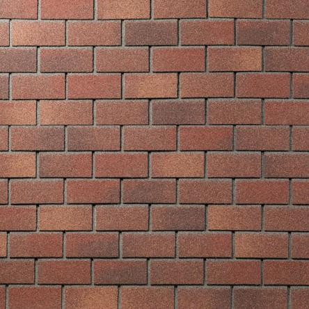 Фасадная плитка битумная, Технониколь HAUBERK кирпич Терракотовый купить в Красном Холме