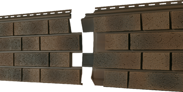 Фасадная панель Ю-пласт Стоун Хаус S-Lock Клинкер Нордик лава купить в Красном Холме