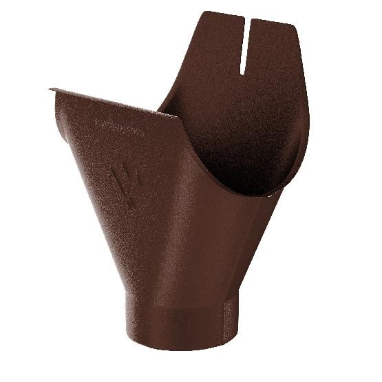 Водосток Aquasistem, Система 125x90 - Воронка желоба RAL 8017 Коричневый matt купить в Красном Холме