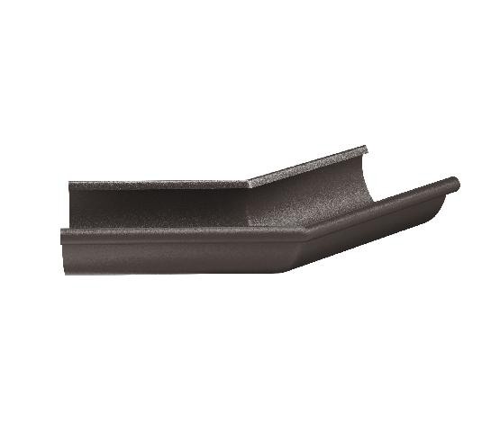 Водосток Aquasistem, Система 150/100 - Угол желоба, наружный 135° RR 32 Тёмно-коричневый matt купить в Красном Холме