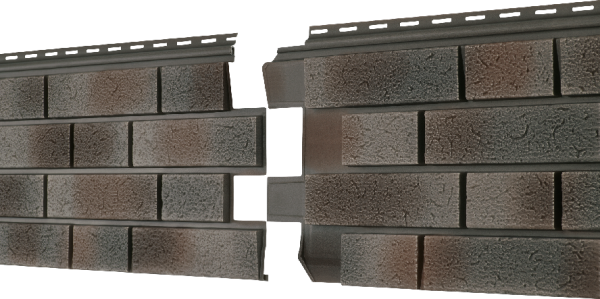 Фасадная панель Ю-пласт Стоун Хаус S-Lock Клинкер Нордик пепел купить в Красном Холме