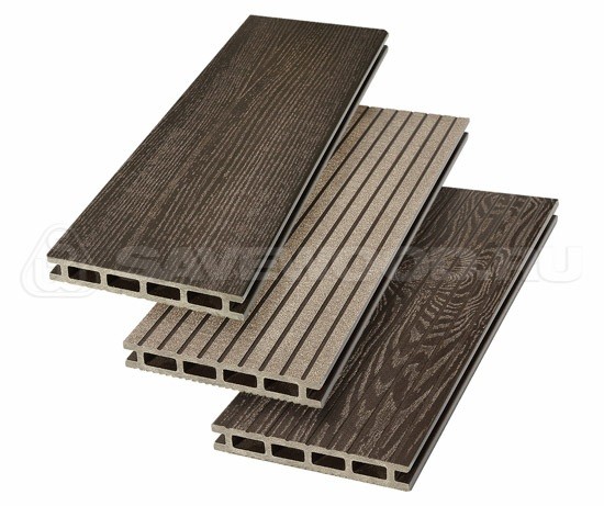 Террасная доска из ДПК SW Carpinus (R) — двухсторонняя темно-коричневый купить в Красном Холме
