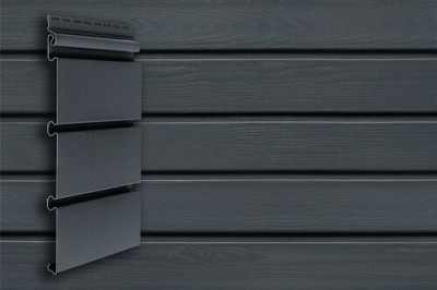 Сайдинг Архитектурный Планкен Grand Line Графит