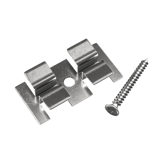 Клипса с саморезом, Grinder шовный монтаж 5 mm купить в Красном Холме