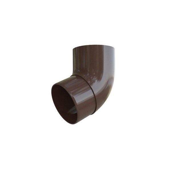 Водосток Альта-Профиль ПВХ – Колено 45 (коричневый) купить в Красном Холме