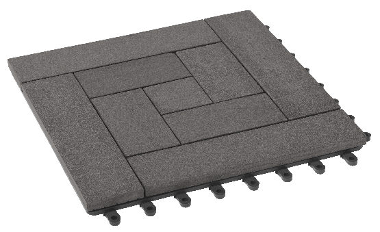 Модульный паркет ДПК GRINDERDECO Люкс 10 Серый базальт купить в Красном Холме