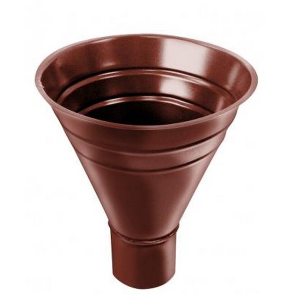 Водосток Grand Line 125x90 –  Воронка водосборная RAL 8004 купить в Красном Холме