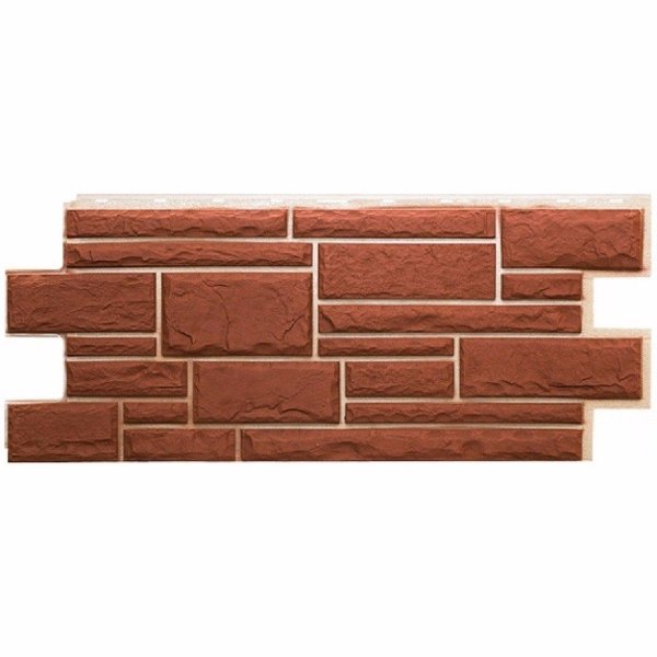 Фасадная панель Техоснастка, Камень Дикий, Коричневый купить в Красном Холме