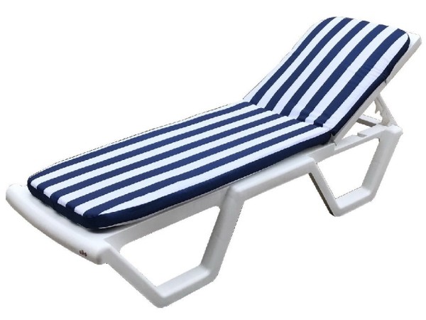 Матрас для шезлонга TWEET Синие белые полоски купить в Красном Холме