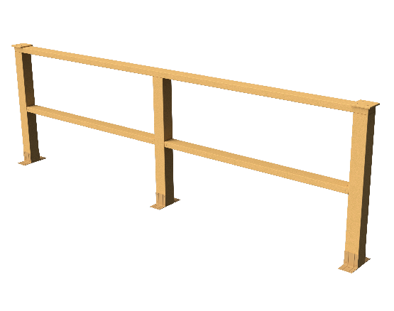 Ограждения декоративное ДПК GRINDERDECO Ковбойская изгородь песчаник купить в Красном Холме