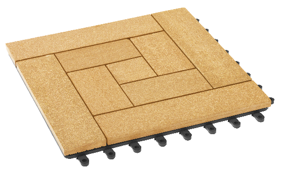 Модульный паркет ДПК GRINDERDECO Люкс 10 Песчаник купить в Красном Холме