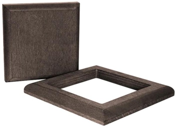 Комплект крышка и юбка ДПК для столба Polivan SINGARAJA темно-коричневый купить в Красном Холме