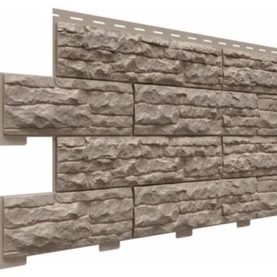 Фасадная панель Скалистый риф Премиум Графит 