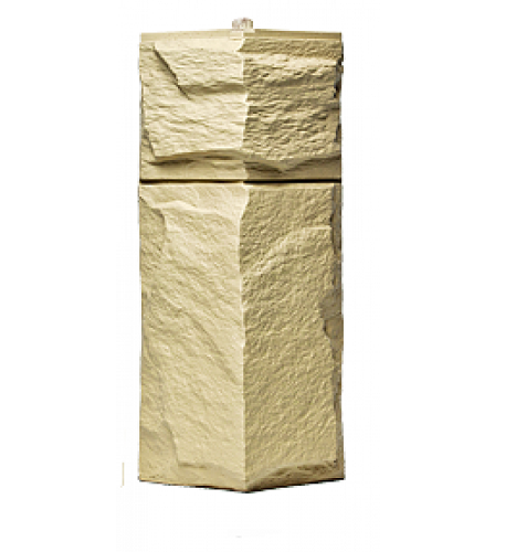 Угол T-Сайдинг-Гранит Леон Желтый купить в Красном Холме