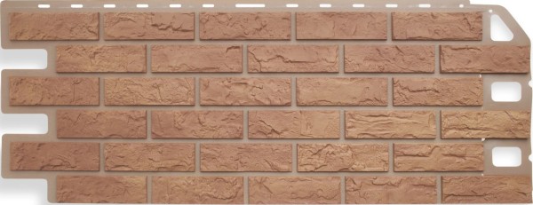 Фасадная панель Цокольный сайдинг Альта-профиль - коллекция "кирпич", кирпич бежевый купить в Красном Холме