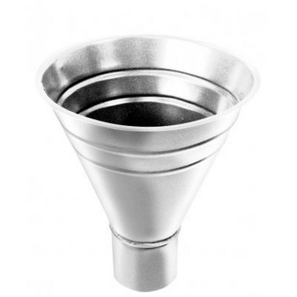 Водосток Grand Line 125x90 – Воронка водосборная RAL 9003 купить в Красном Холме