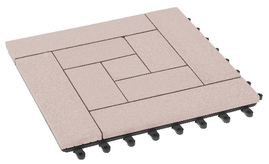 Модульный паркет ДПК GRINDERDECO Люкс 10 Выбеленный дуб купить в Красном Холме