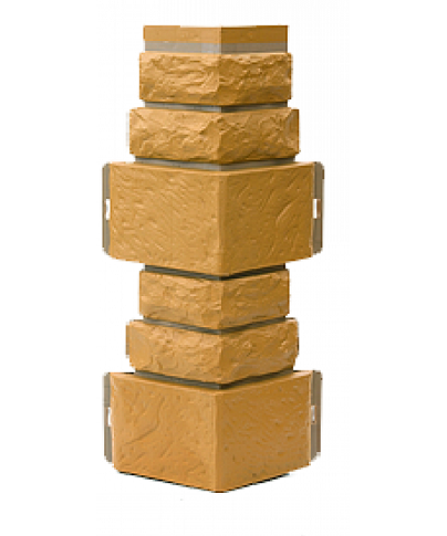 Угол T-Сайдинг-Дикий Камень Бежевый купить в Красном Холме