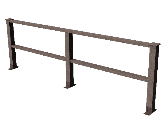 Ограждения декоративное ДПК GRINDERDECO Ковбойская изгородь венге купить в Красном Холме