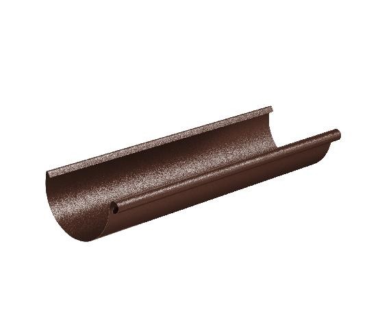 Водосток Aquasistem, Система 125x90 - Желоб водосточный 3 метра RAL 8017 Коричневый matt купить в Красном Холме