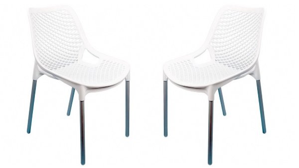 Стулья для уличных кафе белые купить в Красном Холме