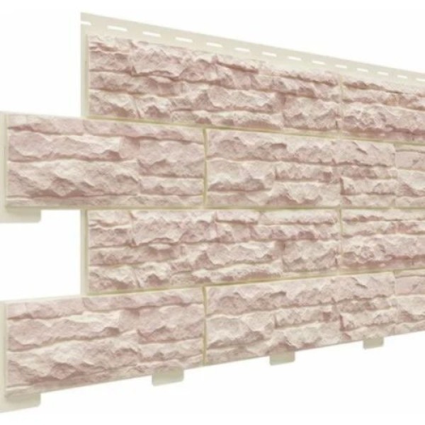 Фасадная панель Доломит Скалистый риф Люкс Жемчуг купить в Красном Холме