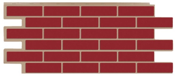 Фасадная панель T-Сайдинг - Кирпич Модерн Красный купить в Красном Холме